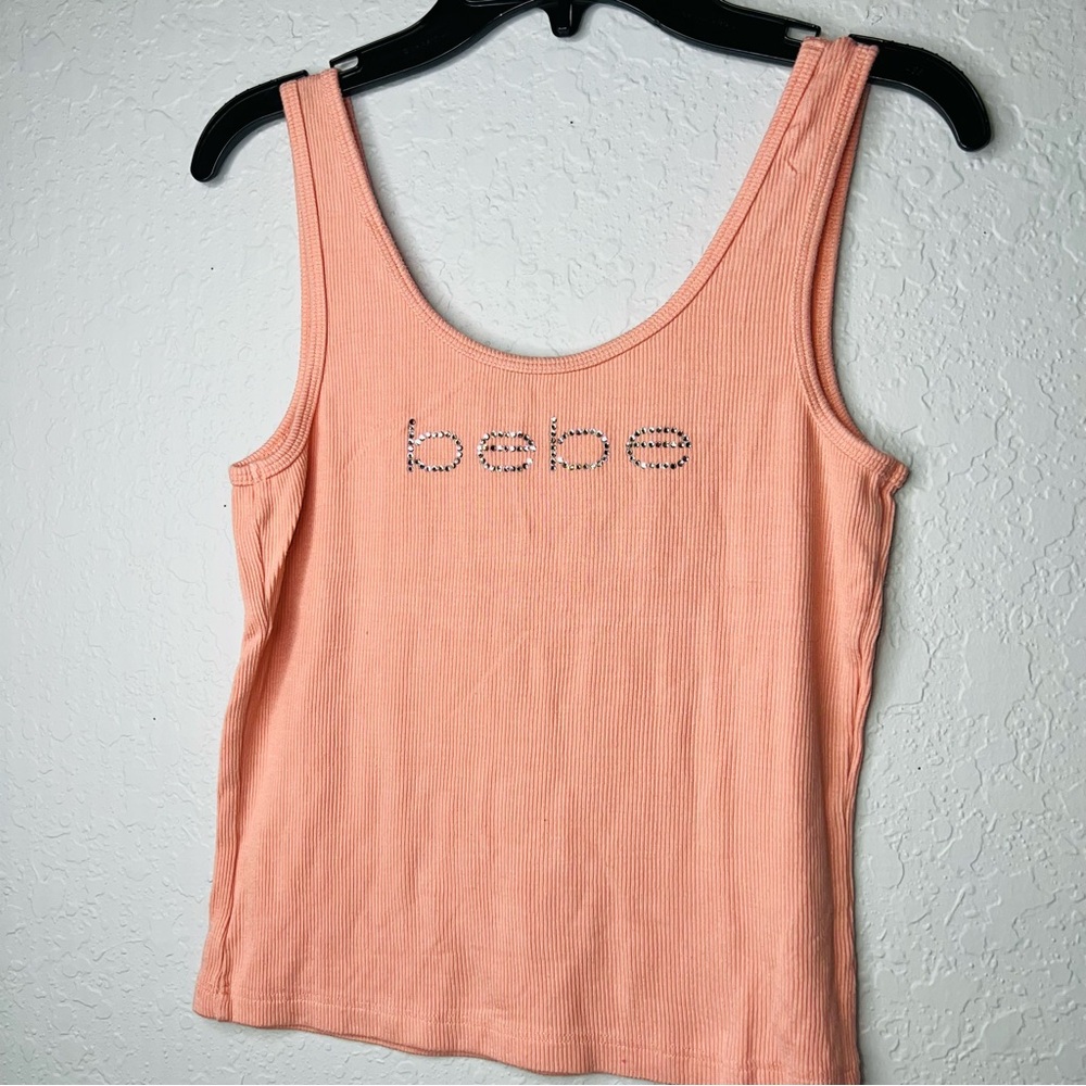 Bebe Vintage Early 2000’s Tank Top Light pink / Peachy Color Size L